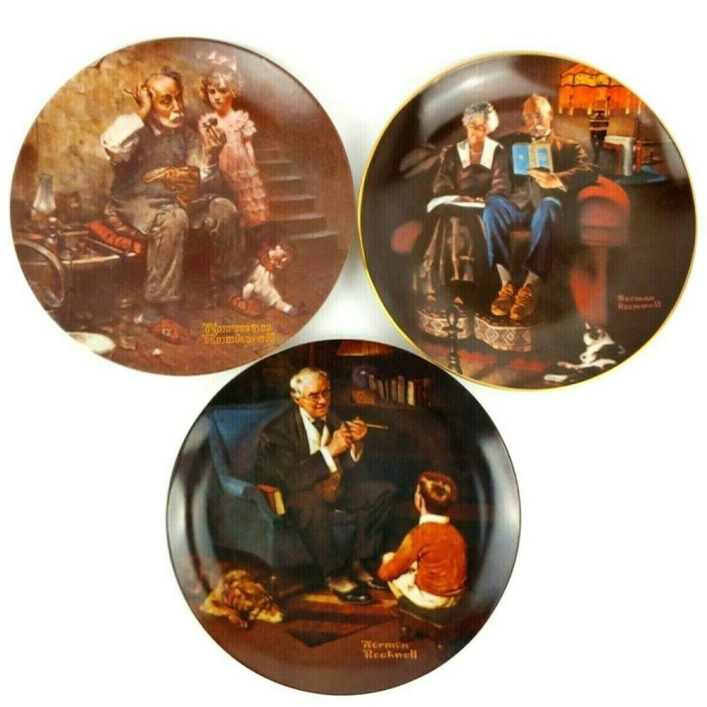 Knowles Rockwell Light Campaign Decorative Plates